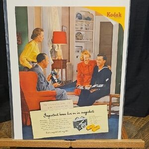 Kodak Camera Advertisement 1952 - Bayer Asprin Advertisement
